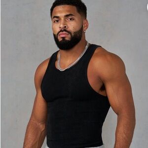 YoungLA Black Ribbed Tank